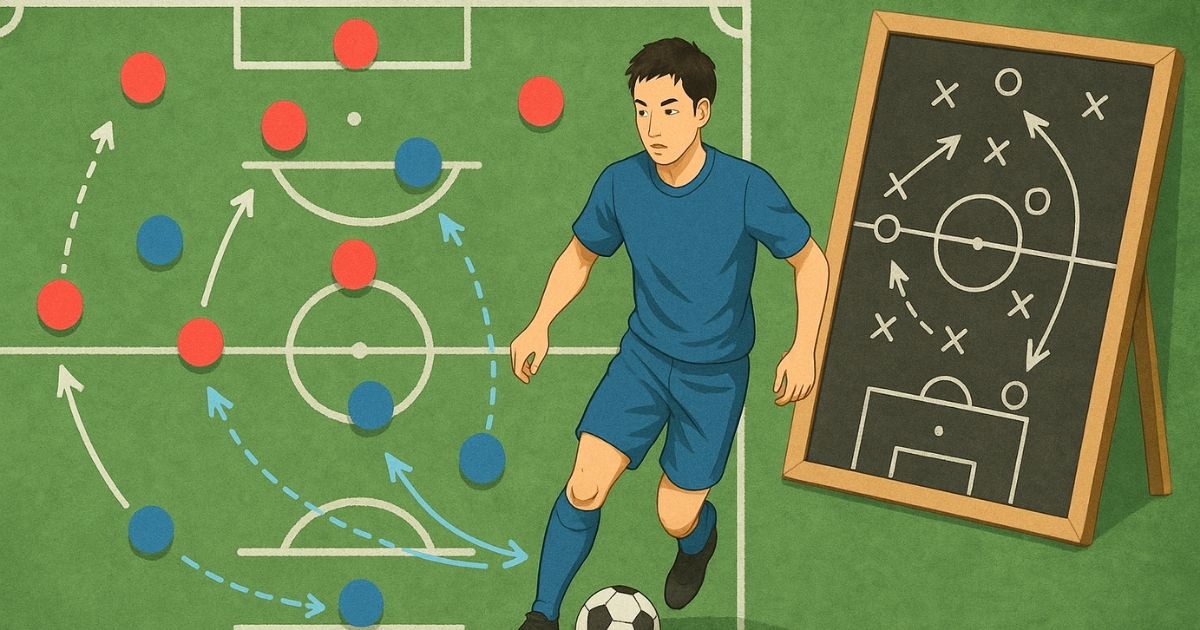 戦術から見るサッカーのポジション：シャドーとは？