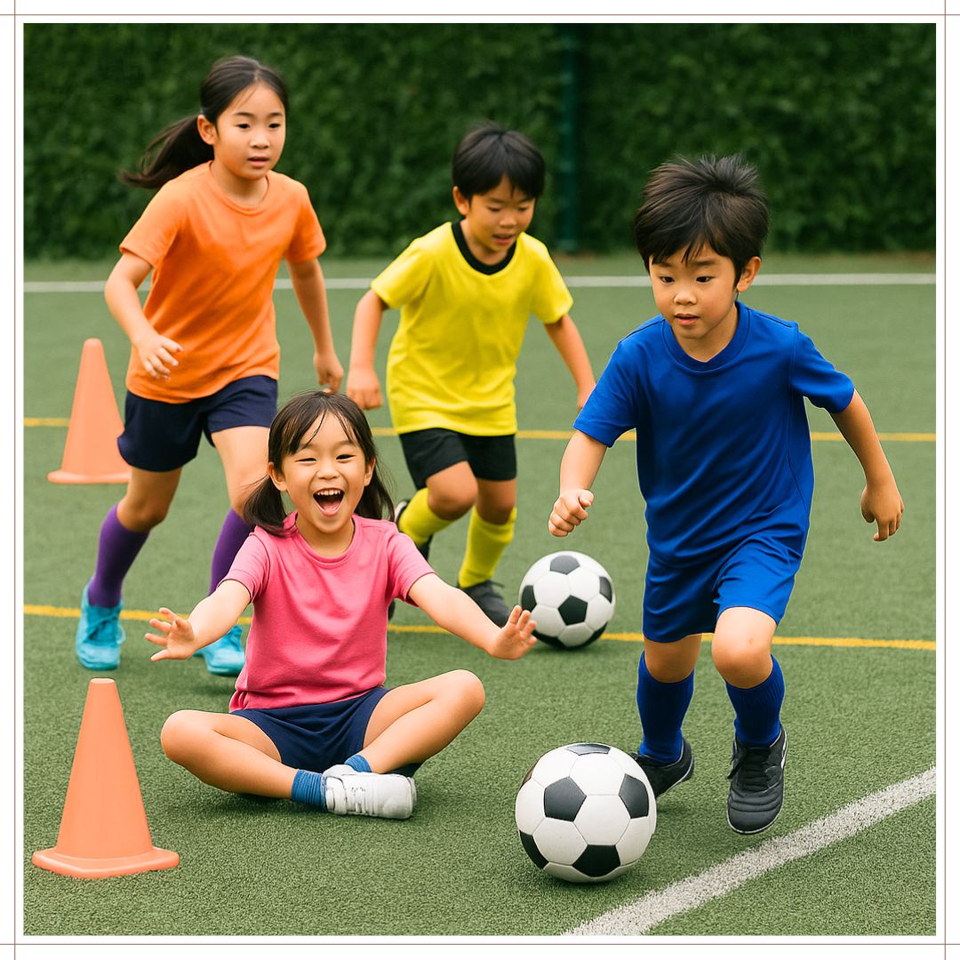 エリア付きドリブル鬼ごっこ