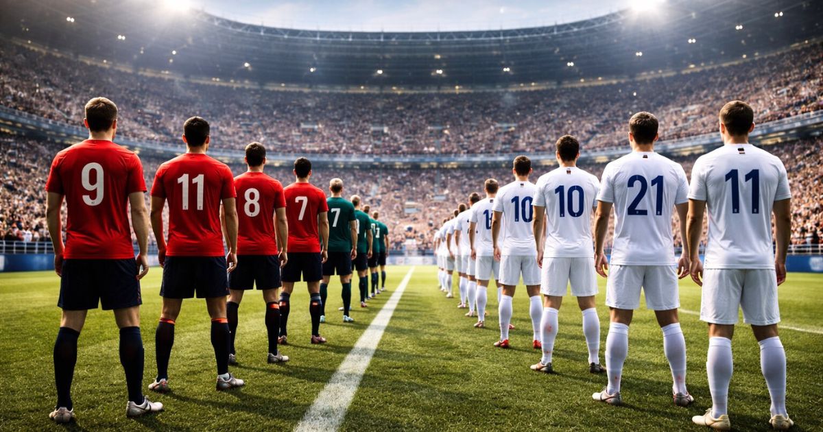 かっこいい背番号を選ぼう！サッカー二桁入門