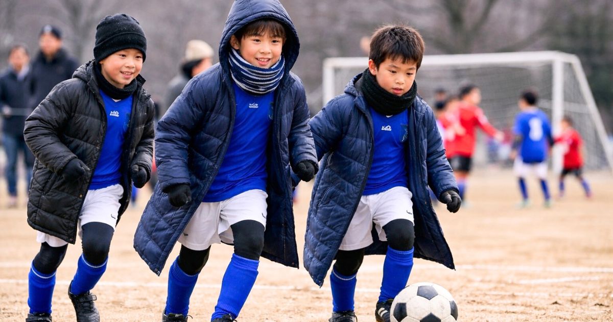 少年サッカーの着替えを季節別に考える