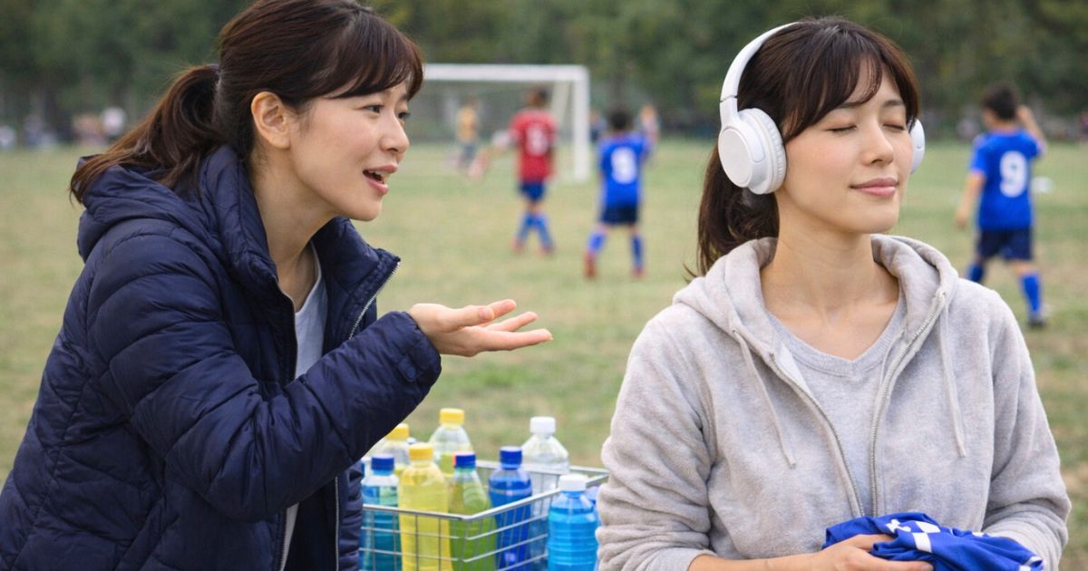 サッカーママのマウントから逃れる対処術