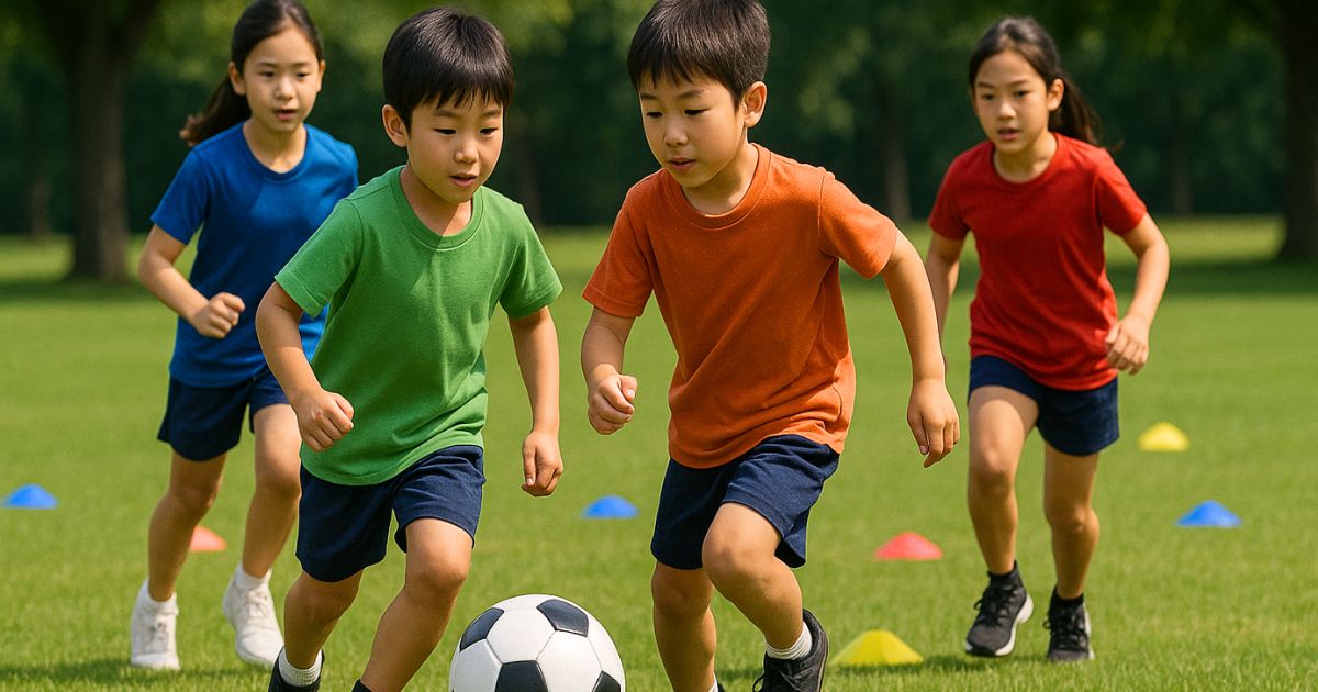 サッカードリブル鬼ごっこの応用編