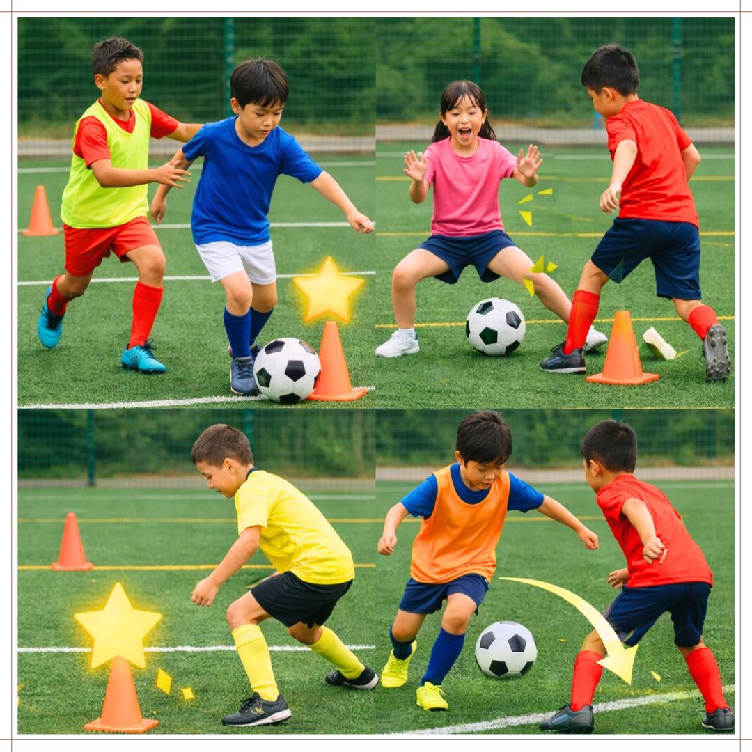 キッズサッカー向け応用メニュー