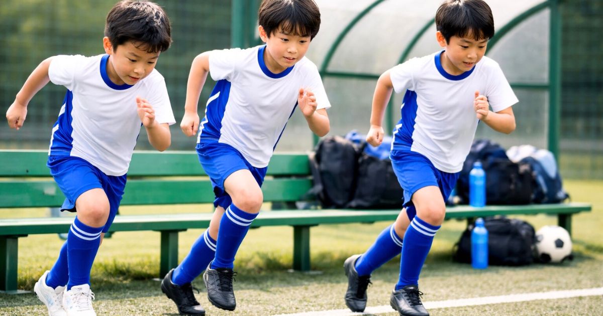 ソックスの内側へ入れる手順