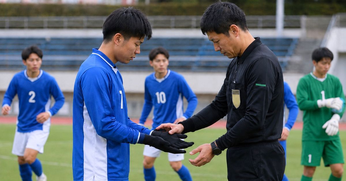 フィールドプレーヤー手袋はOK