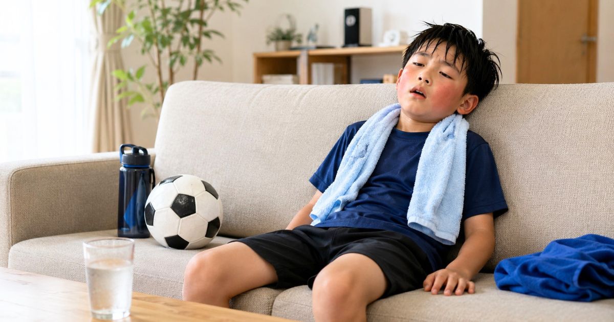 少年サッカー後のお風呂で失敗しやすいポイント