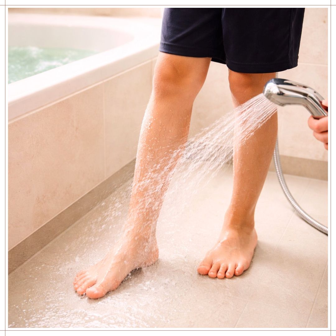 温冷交代浴で怪我予防も