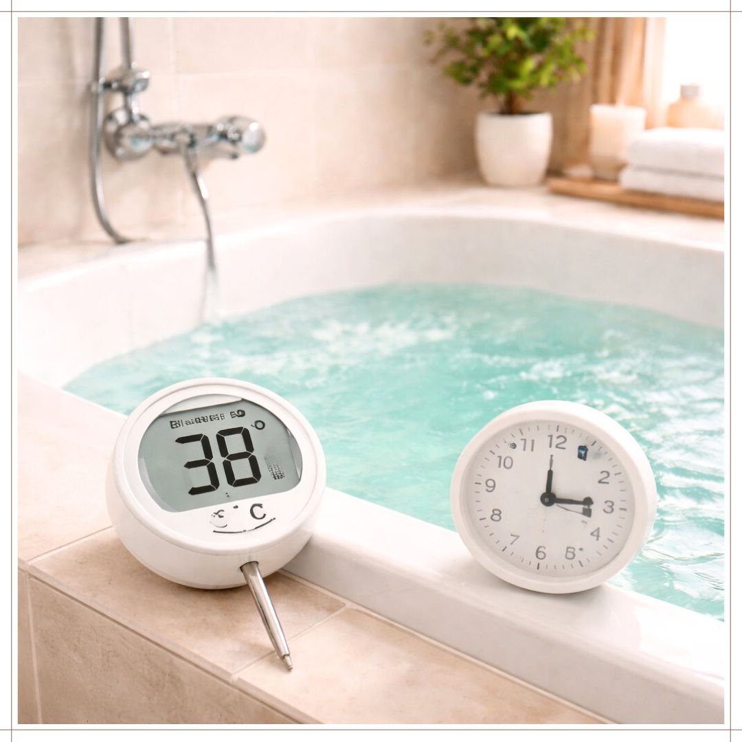 湯温37〜40℃と入浴時間の関係