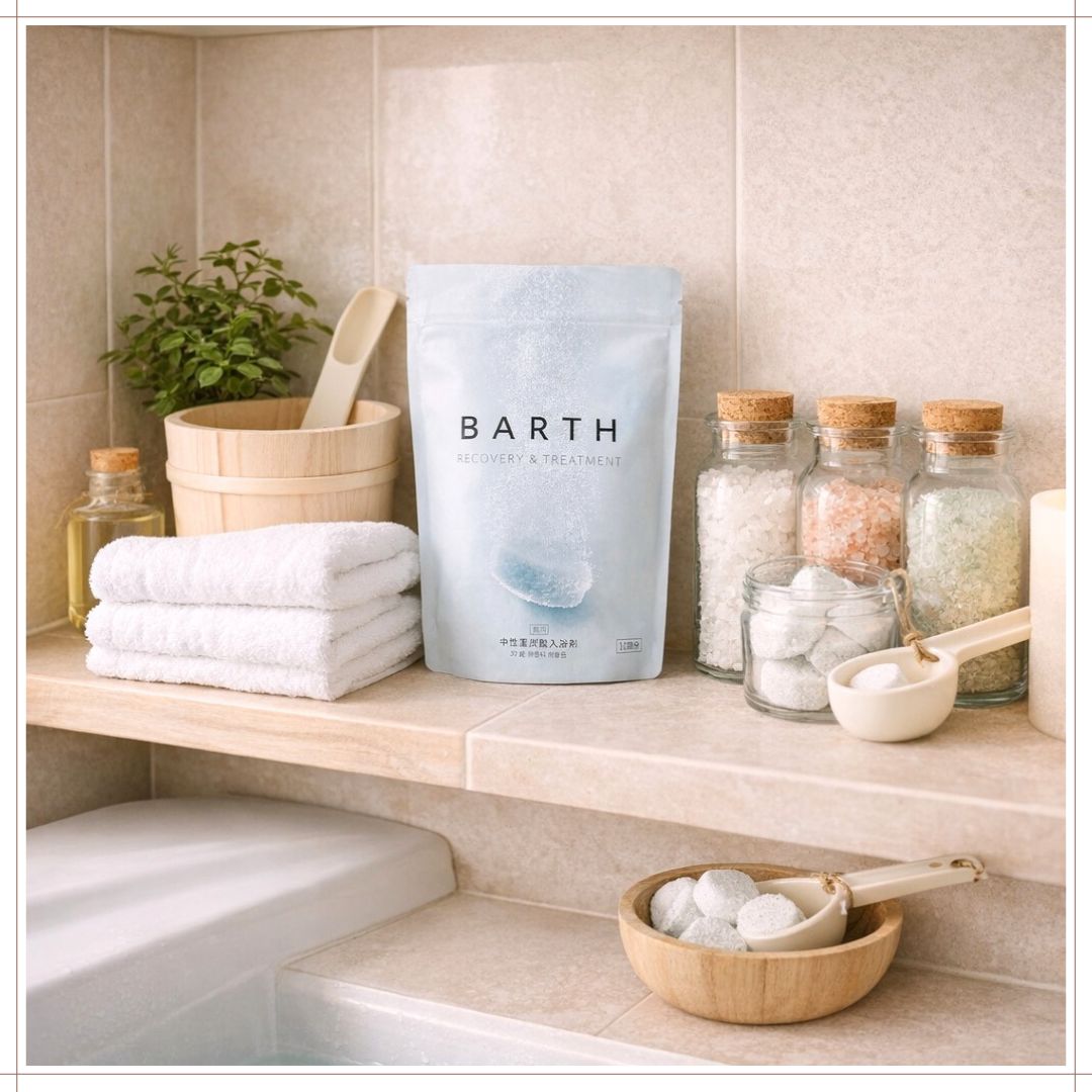 重炭酸入浴剤で温まりケア