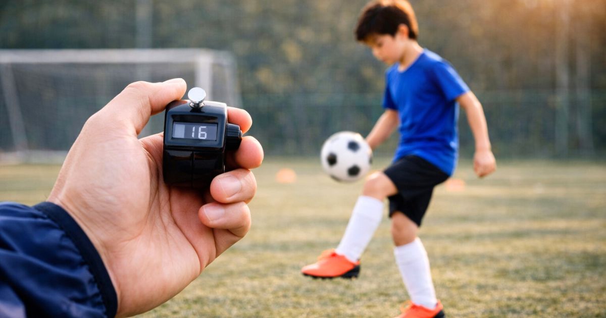 リフティング100回の目安と練習頻度