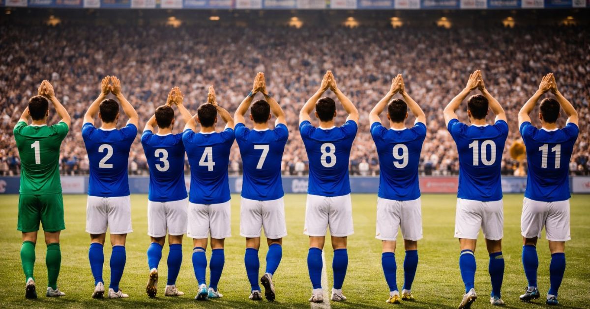 背番号1〜11のポジション:伝統の基本