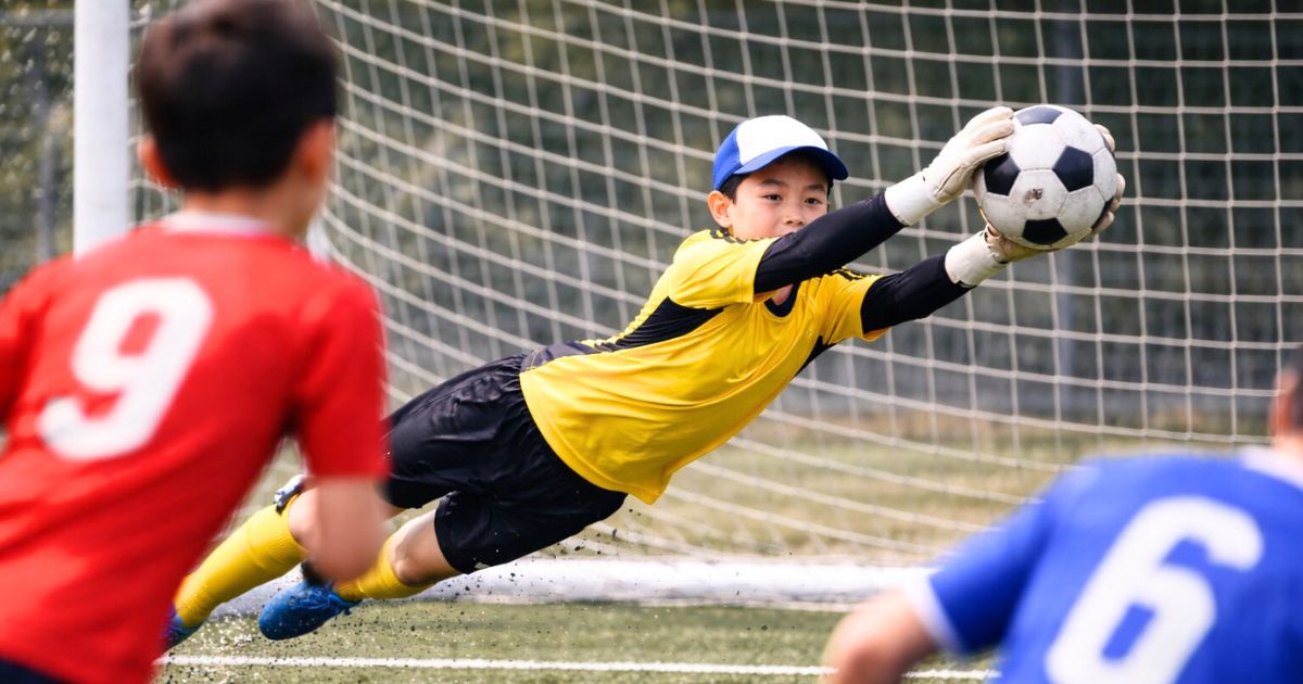 GKのキャッチングと構えの基本