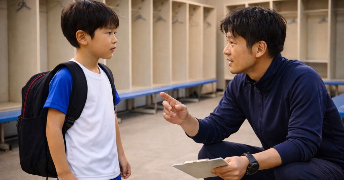 サッカーを辞めたいと言われたら