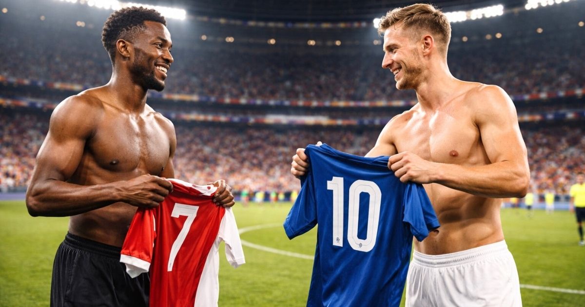 サッカーのユニフォーム交換の意味とは？マナー・ルールまで解説