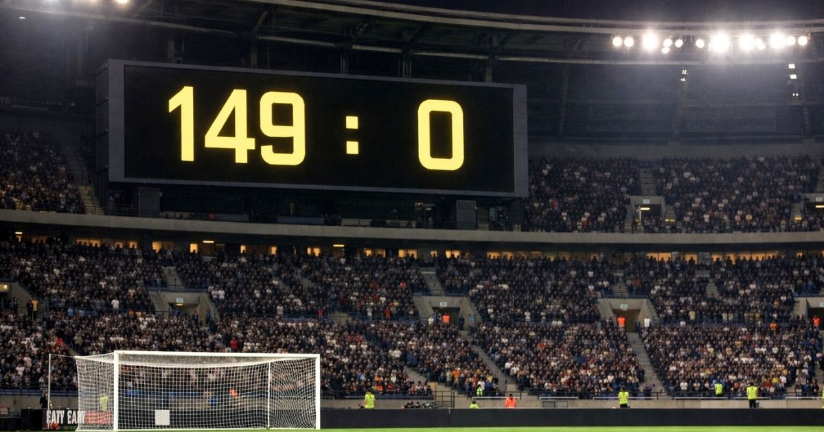 サッカーの試合で149対0のスコアはなぜ？抗議の真相と背景を解説