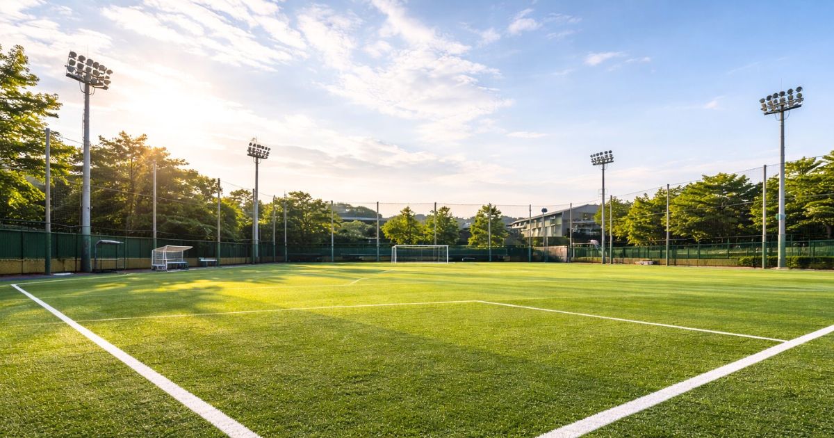人工芝グラウンドと設備の特徴