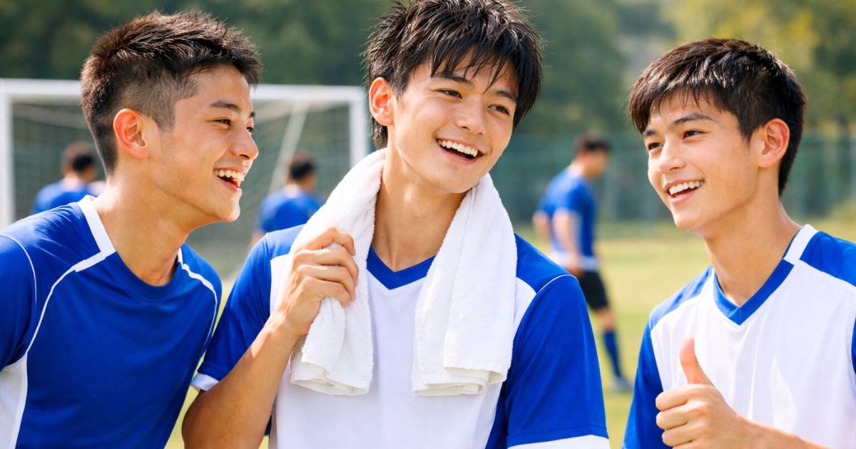 サッカー部の髪型は短髪が定番