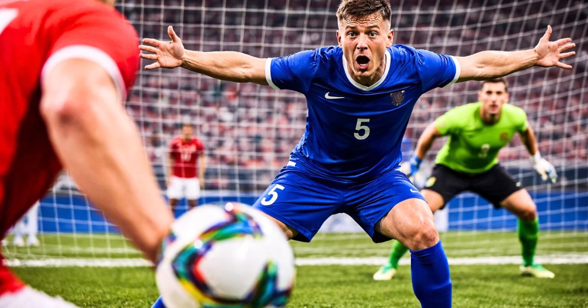 腕を大きくする動作とPK判定の基準