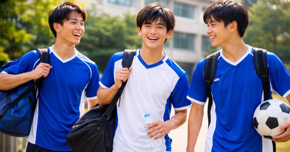 サッカー部顔は雰囲気が決め手