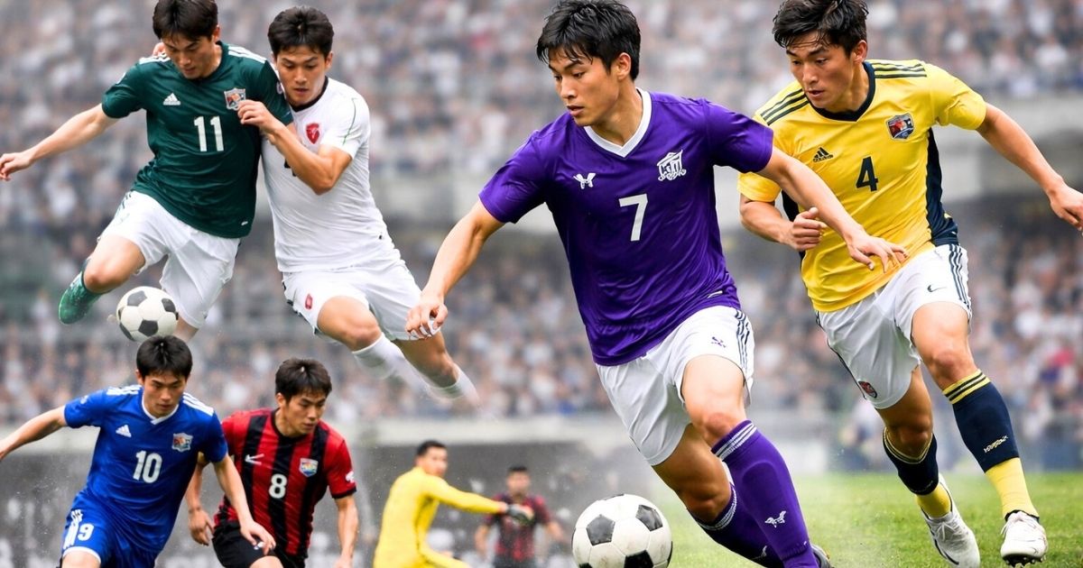 大学サッカーの最新勢力を比較するイメージ