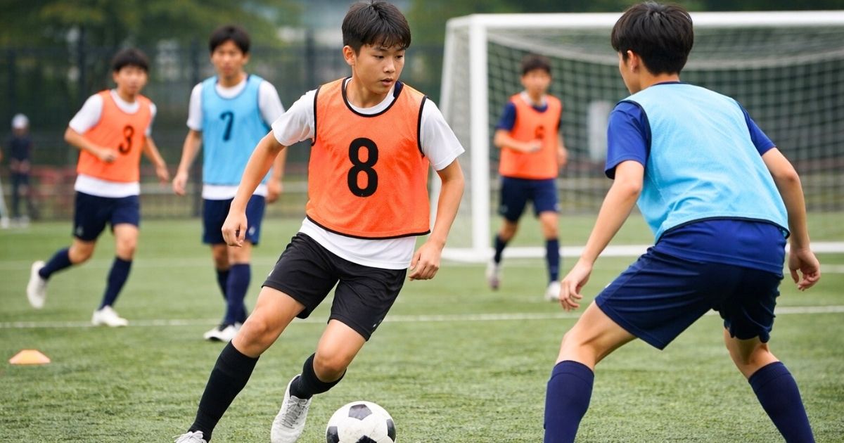 高校サッカーの練習会で声がかかるまでの流れ