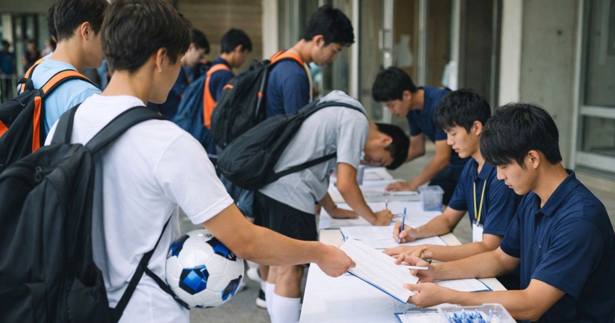 大学サッカーのセレクションとは?