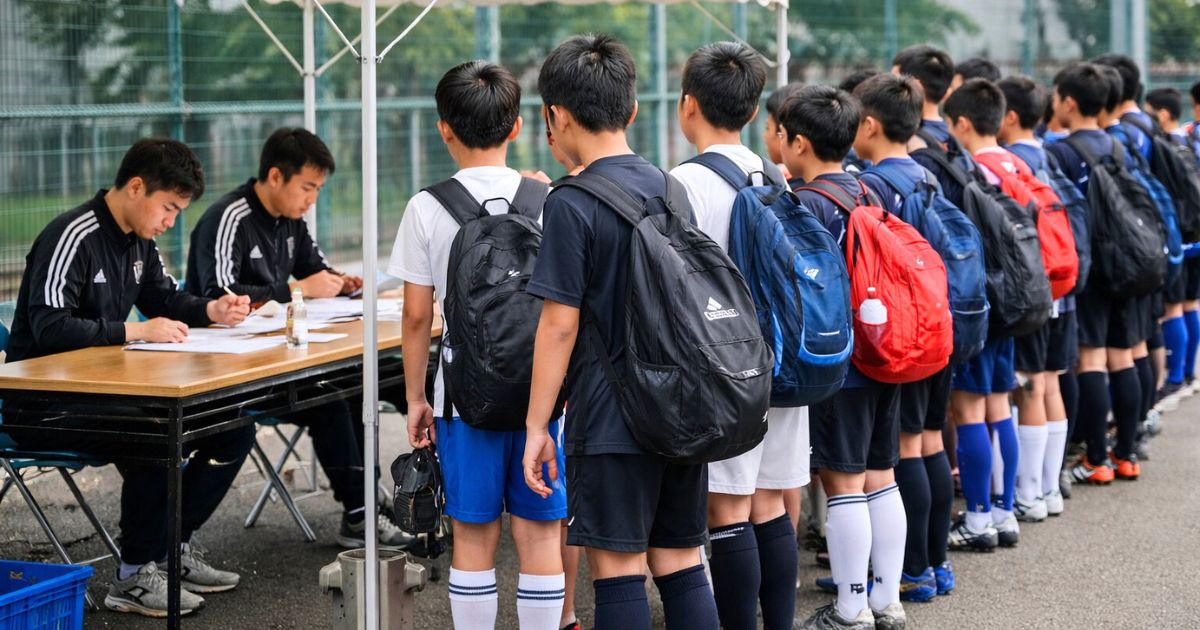 ジュニアユースの倍率の見方