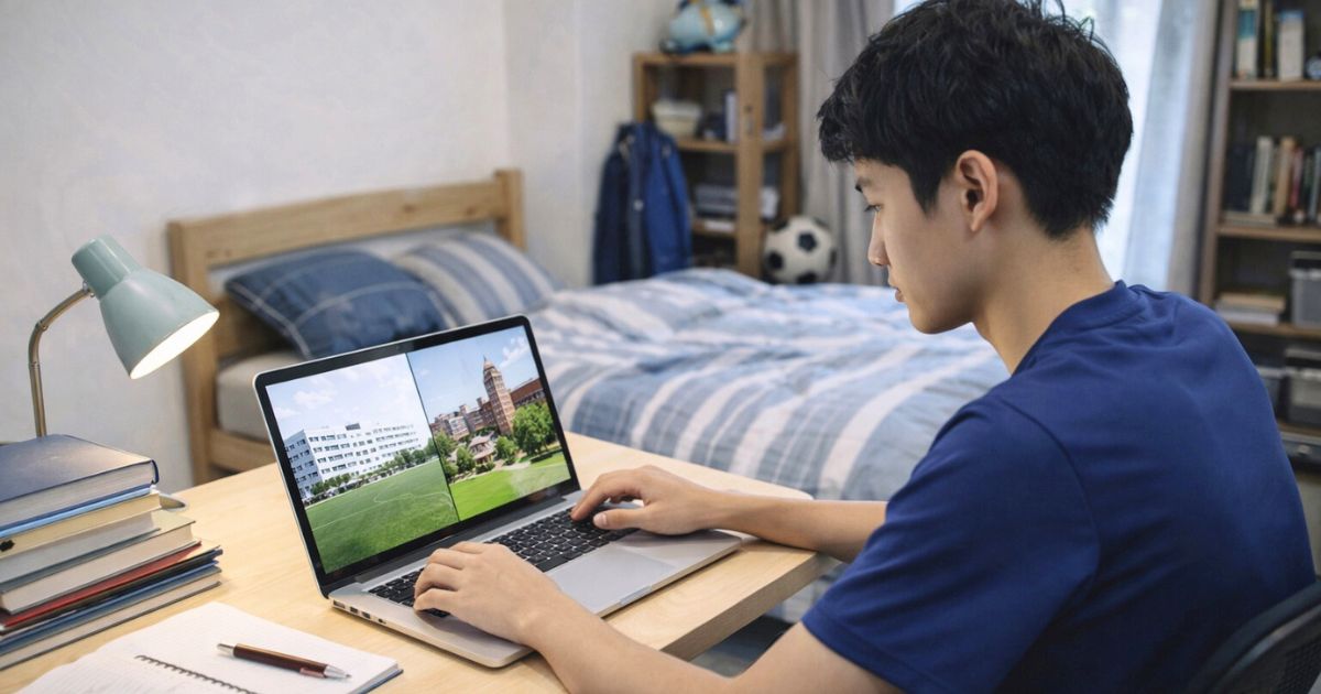 公立と私立の進学先を比較