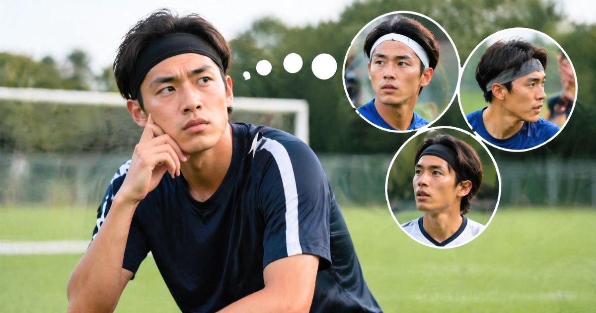 サッカーのヘアバンドはダサいのか？