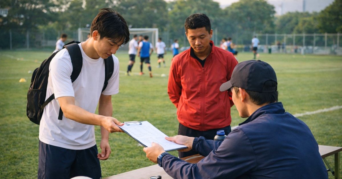 練習参加の方法と同意書の注意点