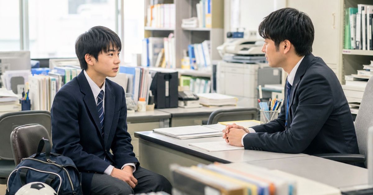 スポーツコースの入部資格が最重要ポイント