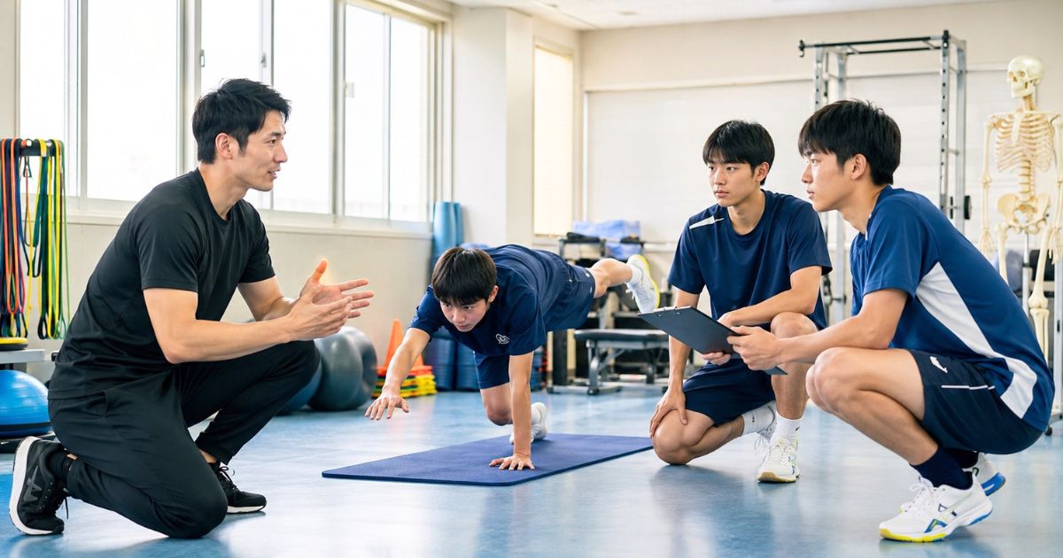 スポーツ科学コースの条件を確認