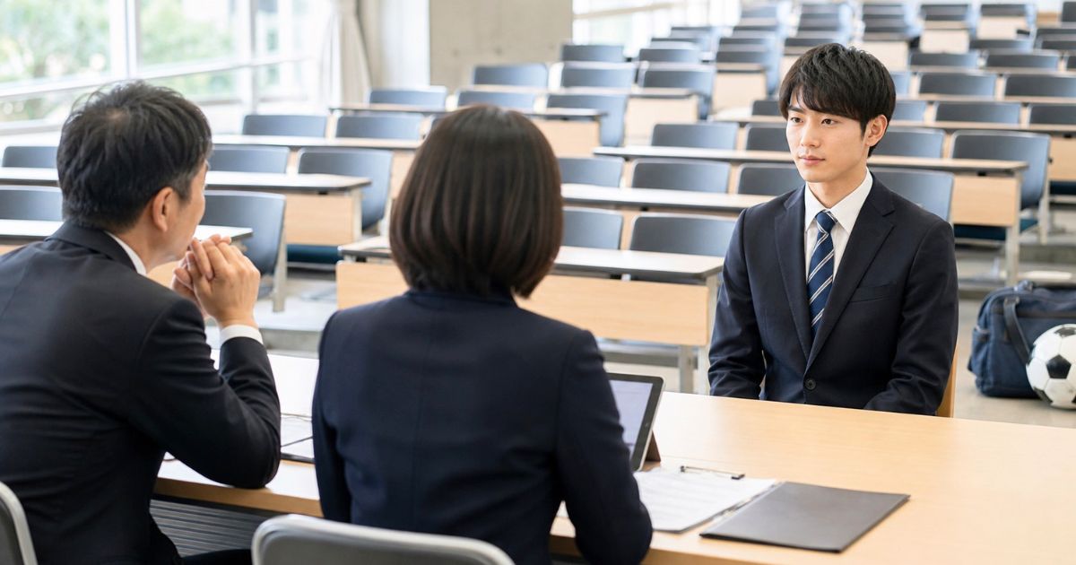総合型選抜と入部の流れ